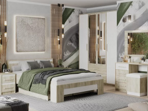 Спальный гарнитур Эдем-1 Дуб сонома/Белый жемчуг в Пыть-Яхе - pyt-yah.mebel-tymen.ru | фото