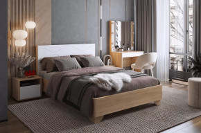 Спальный гарнитур Зара К4 дуб сонома/белый в Пыть-Яхе - pyt-yah.mebel-tymen.ru | фото