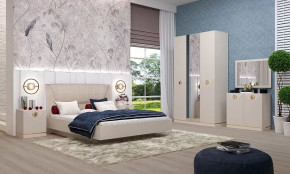 Спальня №1 "Капри" Сатин в Пыть-Яхе - pyt-yah.mebel-tymen.ru | фото