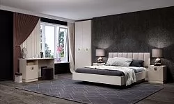 Спальня №2 "Капри" Сатин в Пыть-Яхе - pyt-yah.mebel-tymen.ru | фото