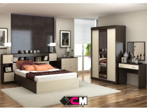 Спальня Басса Венге/Дуб белфорт в Пыть-Яхе - pyt-yah.mebel-tymen.ru | фото