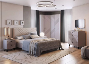 Спальня Кашемир №3, кашемир/сантьяго в Пыть-Яхе - pyt-yah.mebel-tymen.ru | фото