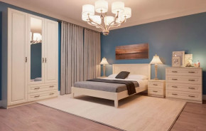 Спальня модульная Кантри Слоновая кость в Пыть-Яхе - pyt-yah.mebel-tymen.ru | фото