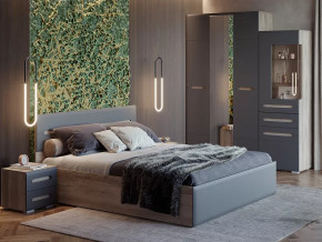 Спальня Наоми графит нубук в Пыть-Яхе - pyt-yah.mebel-tymen.ru | фото