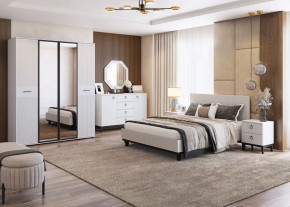 Спальня Шарлиз, набор №2, белое сияние/белый снег софт в Пыть-Яхе - pyt-yah.mebel-tymen.ru | фото