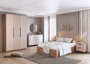 Спальня Тоскана, набор №2, дуб табачный/бисквит в Пыть-Яхе - pyt-yah.mebel-tymen.ru | фото