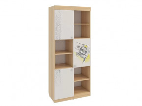 Стеллаж Форсаж дуб сонома/белый в Пыть-Яхе - pyt-yah.mebel-tymen.ru | фото