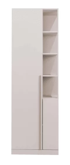 Стеллаж Николь 21.2 Кашемир в Пыть-Яхе - pyt-yah.mebel-tymen.ru | фото