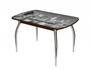 Стол Бостон-2 ф/п Сити, 1100*700 мм, венге/хром триумф в Пыть-Яхе - pyt-yah.mebel-tymen.ru | фото