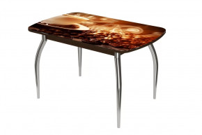 Стол Бостон ф/п Кофе, 900*600 мм, венге/хром триумф в Пыть-Яхе - pyt-yah.mebel-tymen.ru | фото