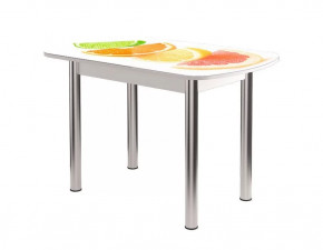 Стол Бостон ф/п Микс, 900*600 мм, белый/хром брифинг в Пыть-Яхе - pyt-yah.mebel-tymen.ru | фото