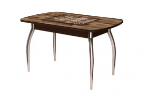 Стол Бостон, капучино/венге/хром триумф в Пыть-Яхе - pyt-yah.mebel-tymen.ru | фото