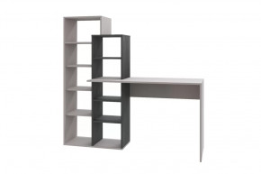 Стол компьютерный Квадро, кашемир/черный ясень в Пыть-Яхе - pyt-yah.mebel-tymen.ru | фото