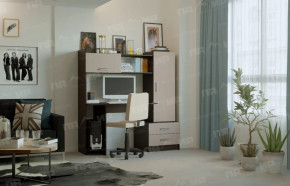 Стол компьютерный "ПКС-7" венге/дуб белфорт в Пыть-Яхе - pyt-yah.mebel-tymen.ru | фото