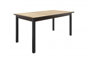 Стол обеденный Квант, 1600*870 мм, дуб бунратти/венге/черный в Пыть-Яхе - pyt-yah.mebel-tymen.ru | фото