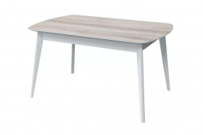 Стол обеденный Прайм, бора бора/белый в Пыть-Яхе - pyt-yah.mebel-tymen.ru | фото