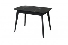 Стол обеденный Прайм, черный тунис/черный в Пыть-Яхе - pyt-yah.mebel-tymen.ru | фото