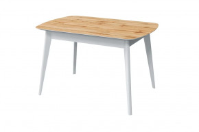 Стол обеденный Прайм, дуб вотан/белый в Пыть-Яхе - pyt-yah.mebel-tymen.ru | фото