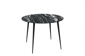 Стол обеденный Прайм Лайт круглый, Луанда/черный в Пыть-Яхе - pyt-yah.mebel-tymen.ru | фото