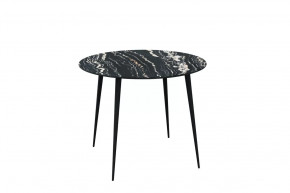 Стол обеденный Прайм Лайт круглый, Луанда/черный в Пыть-Яхе - pyt-yah.mebel-tymen.ru | фото