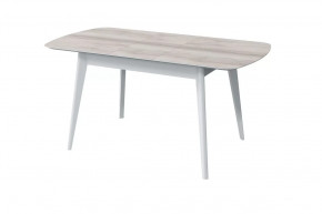 Стол обеденный Прайм раздвижной, бора бора/белый в Пыть-Яхе - pyt-yah.mebel-tymen.ru | фото