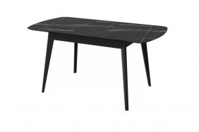 Стол обеденный Прайм раздвижной, черный тунис/черный в Пыть-Яхе - pyt-yah.mebel-tymen.ru | фото