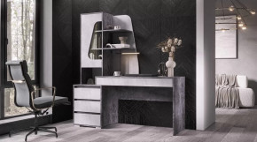 Стол Пифагор Цемент светлый / темный в Пыть-Яхе - pyt-yah.mebel-tymen.ru | фото