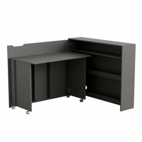 Стол письменный Графит Luis НК-мебель в Пыть-Яхе - pyt-yah.mebel-tymen.ru | фото