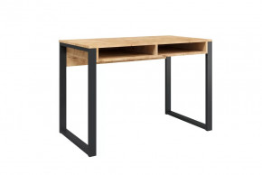 Стол письменный Лунар, дуб бунратти/черный в Пыть-Яхе - pyt-yah.mebel-tymen.ru | фото