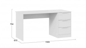 Стол письменный «Марли» Тип 2 Белый в Пыть-Яхе - pyt-yah.mebel-tymen.ru | фото