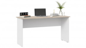 Стол письменный тип 14 (1400) Дуб Сонома, Белый Ясень в Пыть-Яхе - pyt-yah.mebel-tymen.ru | фото