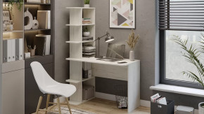 Стол письменный тип 4 Дуб крафт белый в Пыть-Яхе - pyt-yah.mebel-tymen.ru | фото