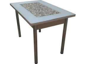 Стол прямоугольный "Ажурный" ножки (хром) в Пыть-Яхе - pyt-yah.mebel-tymen.ru | фото