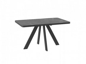 Стол раздвижной BOBY RADIAL-140, stone Black/черный в Пыть-Яхе - pyt-yah.mebel-tymen.ru | фото