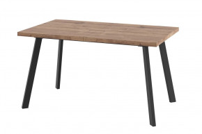 Стол раздвижной Borg-140, дуб велингтон/черный в Пыть-Яхе - pyt-yah.mebel-tymen.ru | фото