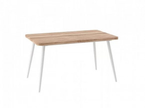 Стол раздвижной Borg radial-140, дуб каньон/белый в Пыть-Яхе - pyt-yah.mebel-tymen.ru | фото