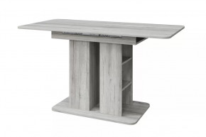 Стол раздвижной ГРАНД (1100/1400*700*754мм), ЛДСП Дуб серый в Пыть-Яхе - pyt-yah.mebel-tymen.ru | фото