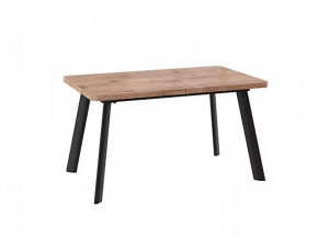 Стол раздвижной LEON LUX RADIAL-140 дуб веллингтон/черный в Пыть-Яхе - pyt-yah.mebel-tymen.ru | фото