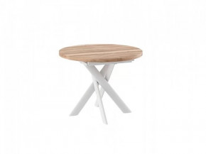 Стол раздвижной RONALDO-100, дуб каньон/белый в Пыть-Яхе - pyt-yah.mebel-tymen.ru | фото