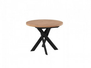 Стол раздвижной RONALDO-100, дуб велингтон/черный в Пыть-Яхе - pyt-yah.mebel-tymen.ru | фото