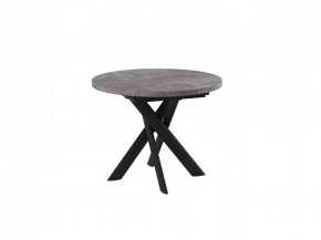 Стол раздвижной RONALDO-100, дымчатая керамика/черный в Пыть-Яхе - pyt-yah.mebel-tymen.ru | фото