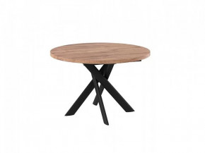 Стол раздвижной RONALDO-120, дуб велингтон/черный в Пыть-Яхе - pyt-yah.mebel-tymen.ru | фото