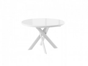 Стол раздвижной RONALDO-120, оптивайт белый/белый в Пыть-Яхе - pyt-yah.mebel-tymen.ru | фото