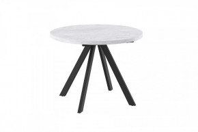 Стол раздвижной RONDO М-100, серый сланец/черный в Пыть-Яхе - pyt-yah.mebel-tymen.ru | фото