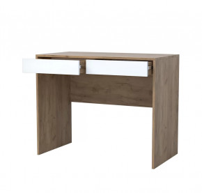 Стол Эго Ст-1, дуб крафт золотой/белый глянец Диал в Пыть-Яхе - pyt-yah.mebel-tymen.ru | фото