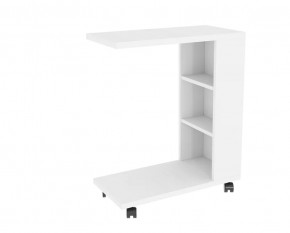 Столик прикроватный Мальта белый в Пыть-Яхе - pyt-yah.mebel-tymen.ru | фото