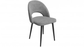 Стул «Амели» (конус Т2) Черный муар, Велюр DREAM Grey (серый) в Пыть-Яхе - pyt-yah.mebel-tymen.ru | фото