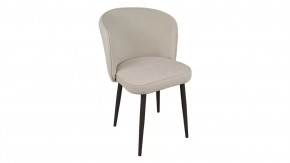 Стул «Боско»  Черный муар, Велюр DREAM Beige (бежевый) в Пыть-Яхе - pyt-yah.mebel-tymen.ru | фото