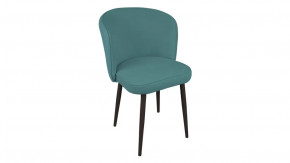 Стул «Боско»  Черный муар, Велюр DREAM Mint (бирюзовый) в Пыть-Яхе - pyt-yah.mebel-tymen.ru | фото