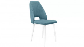 Стул «Капри» (конус Т2) Исп. 2 Белый муар, Велюр DREAM Mint (бирюзовый) в Пыть-Яхе - pyt-yah.mebel-tymen.ru | фото